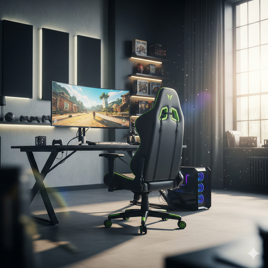 Chaise de Gaming Ergonomique avec Soutien Lombaire – OverChair M6 Black Edition