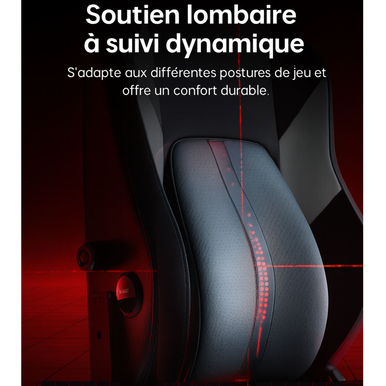 Chaise de Gaming Ergonomique avec Soutien Lombaire – OverChair M6 Elite Black