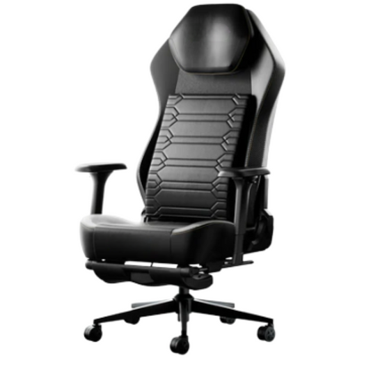 Chaise de Gaming Ergonomique avec Soutien Lombaire Automatique et Large Assise – OverChair M5 Black Pro