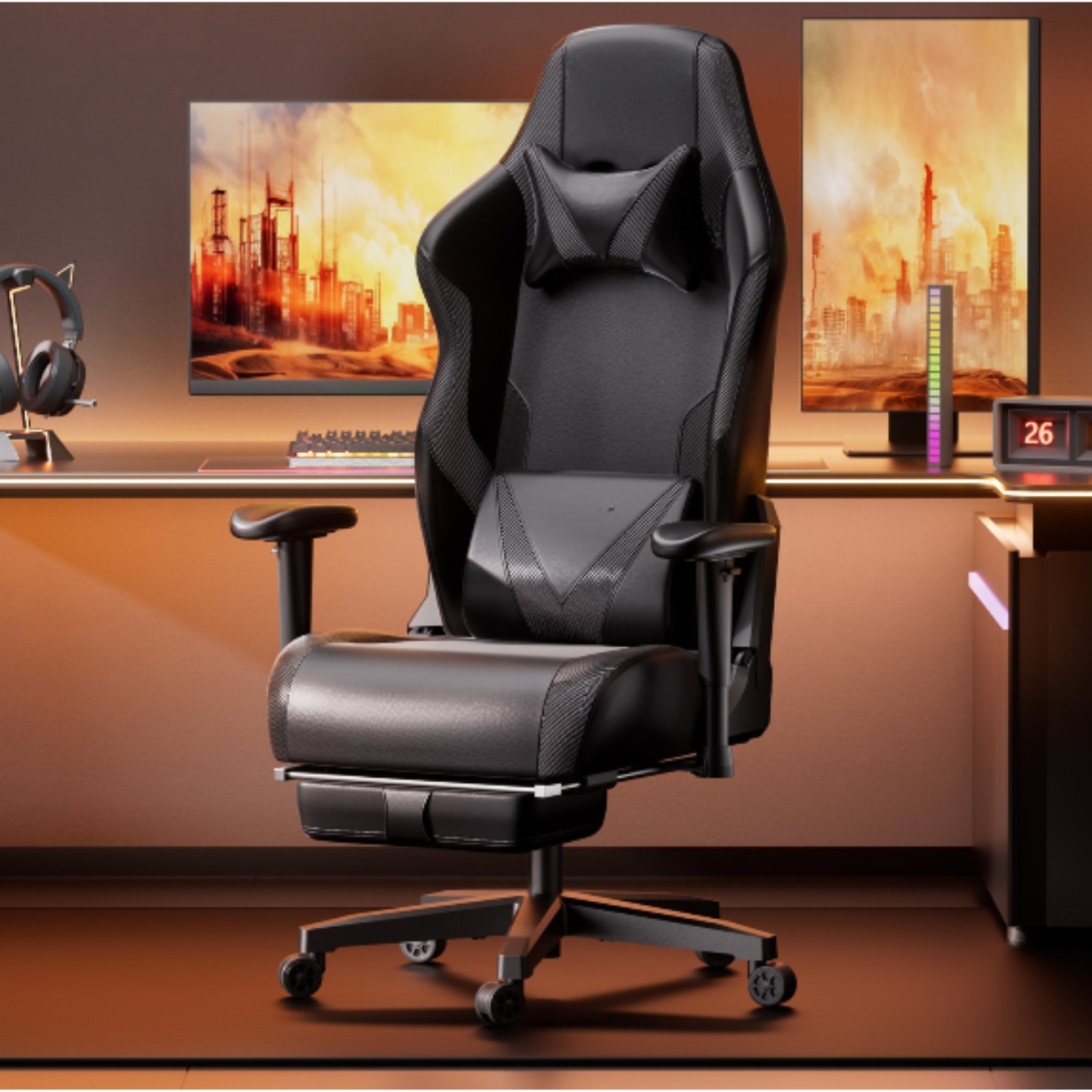 Chaise de Gaming Ergonomique Design Graffiti avec Assise Haute Densité – OverChair Boom Edition